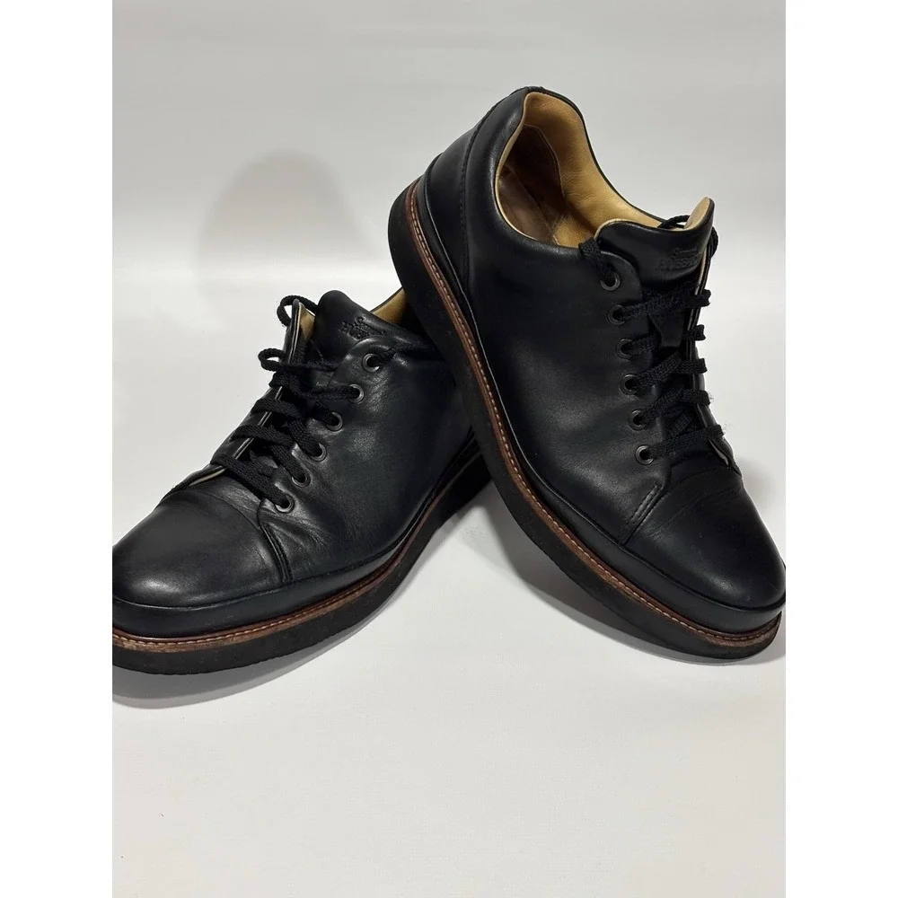 Samuel Hubbard Men's Sz11 DressFast Dress Sneaker Black Leather EU 44.5 Org $295